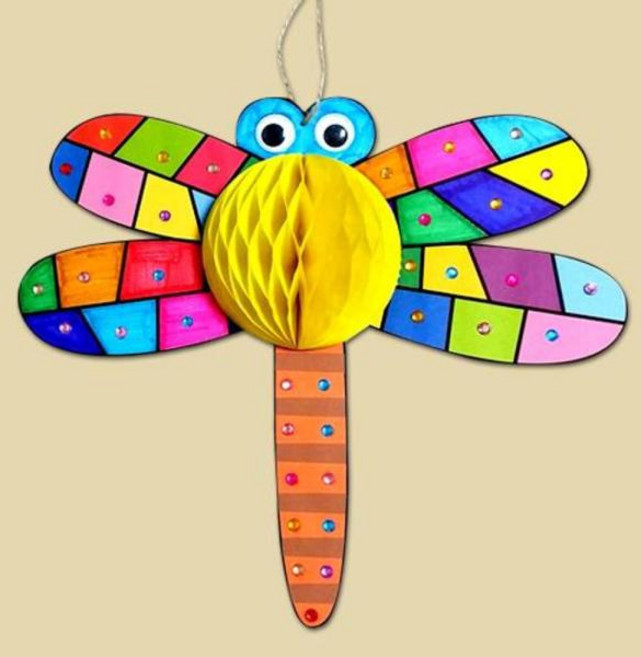 만들기대장 허니컴 잠자리 만들기 (약26x30cm)