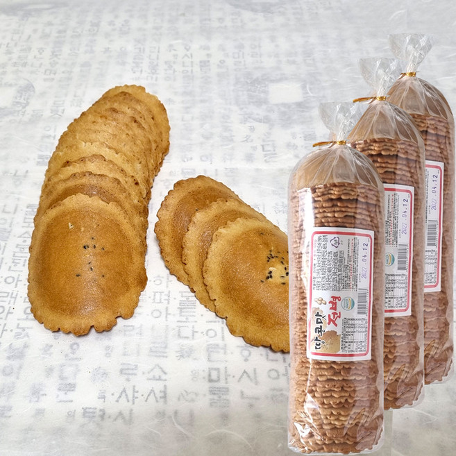 땅콩맛 전병 (센베이) /문화제과, 3개, 650g