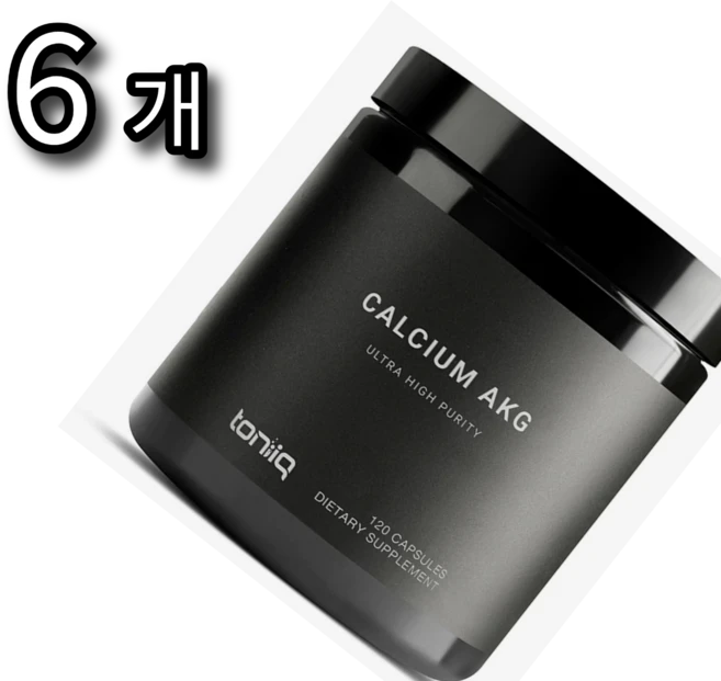 토니크 칼슘 AKG 99%, 6개, 120정 - 쿠팡