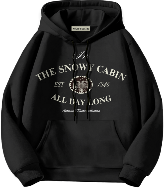 몰토벨리노 TST 스노위캐빈 스탠다드핏 남녀공용 후드티
