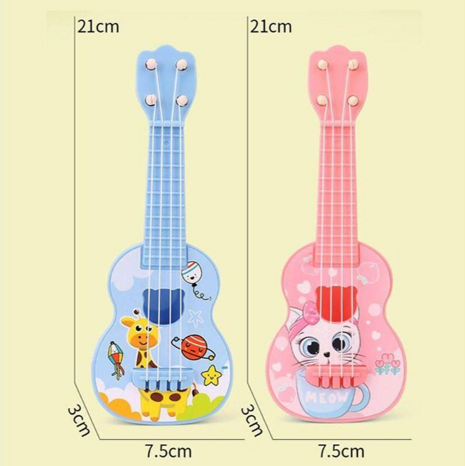 어린이용 뮤직 우쿨렐레, 1개, 블루 폰