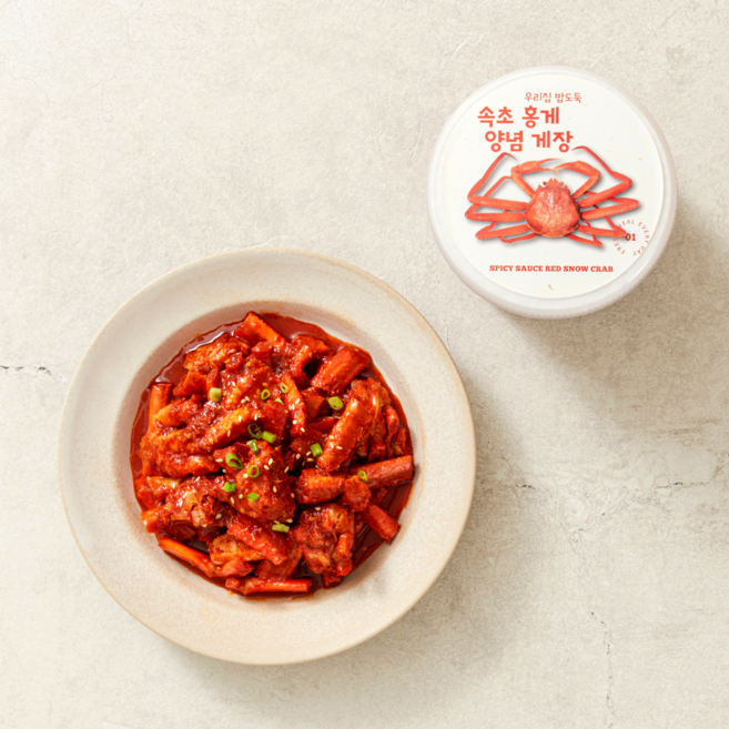 홍게장 선물세트 간장게장 양념게장 속초 러브마린 맛집 추천 게딱지 홍게장 젖갈, 홍게양념게장 600g:3+홍게간장게장 900g:1, 1개