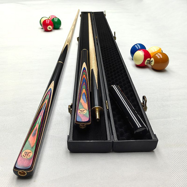 고급 당구큐대 세트 큐대 당구채 당구큐 당구큐대 수납함 풀세트, 1개, 현란