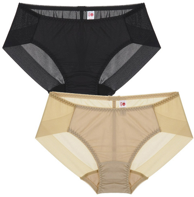 비너스자스민 모던 베이직 노라인 햄팬티 2P