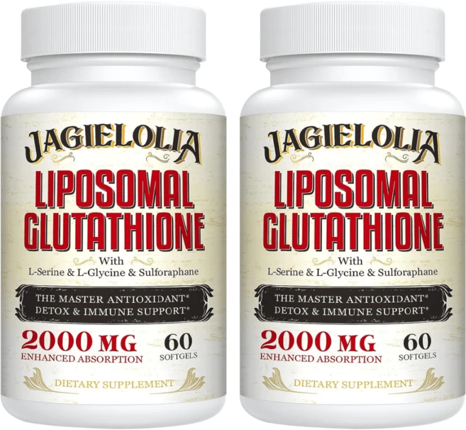 Jagielolia 리포좀 글루타치온 60캡슐 2개, 60정 - 쿠팡