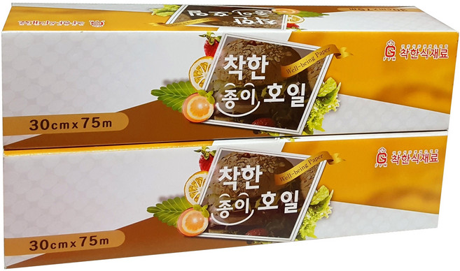 착한식재료 종이호일, 75m, 1개입, 10개