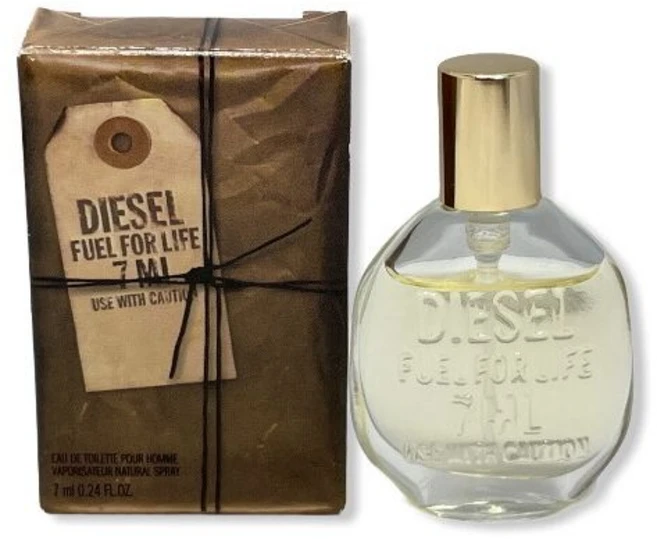 Diesel 의 Fuel for Life 0.24 oz EDT 미니 콜로뉴 (남성용) 새상품 - 쿠팡
