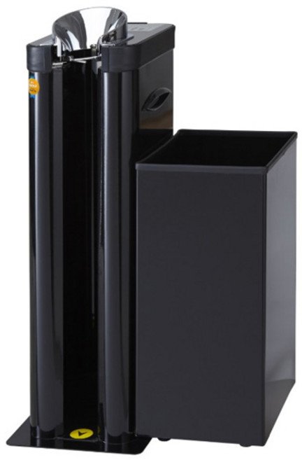 옴니팩 자동 우산 포장기 OPW 휴지통 부착형 비닐 꽂이 봉투 업소용 장우산 단우산, 블랙(OPW-BK), 1개