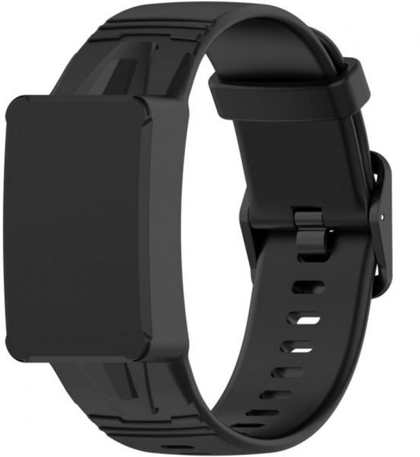 WHOOP 5.0 LIFE MG PEAK One용 소프트 실리콘 유니바디 교체용 워치 밴드 (WHOOP 5.0/4.0/3.0 피트니스 트래커와 호환), Black