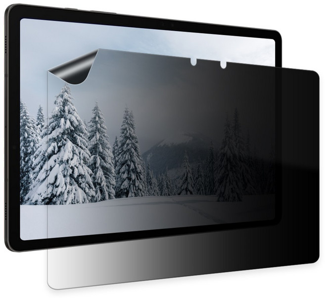 갤럭시탭 호환 커버업 사생활보호 필름 저반사 지문방지, 1개