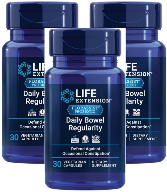 프로바이오틱 규칙적인 배변 라이프익스텐션 Florassist 베지캡슐, 3개, 30정 - 쿠팡