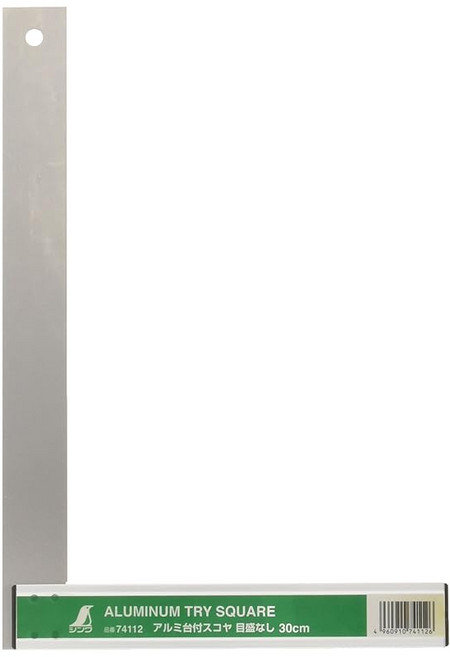 신와 측정 Shinwa Sokutei 알루미늄 받침대 포함스코야 300mm 74112, 1개