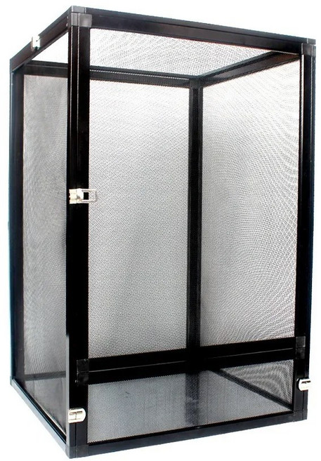 하이 퀄리티 분리형 파충류 테라리움 서식지 탱크 카멜레온 수염 용과 60 120cm, black acrylic door, 1개