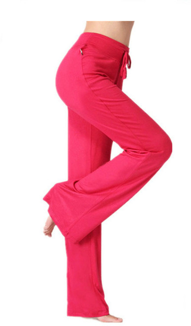 댄싱기본컷 스포츠댄스복 댄스바지 뉴타임즈1008YD001, 레드