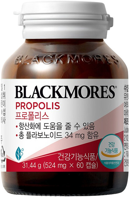 블랙모어스 프로폴리스, 60정, 1개