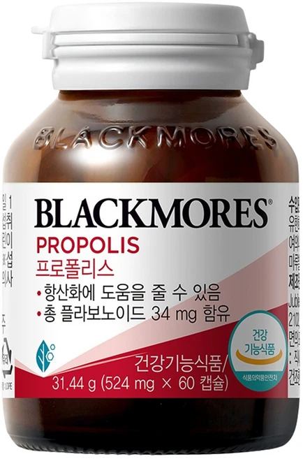 블랙모어스 프로폴리스, 60정, 1개 - 쿠팡