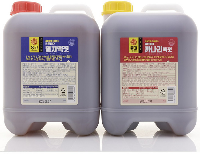마산몽고 몽고 멸치액젓 9kg X 1개+ 까나리액젓 9kg X 1개/무료배송/멸치조미액젓 98% /멸치액젓 25%/멸치 국산 77± 2% 생물기준
