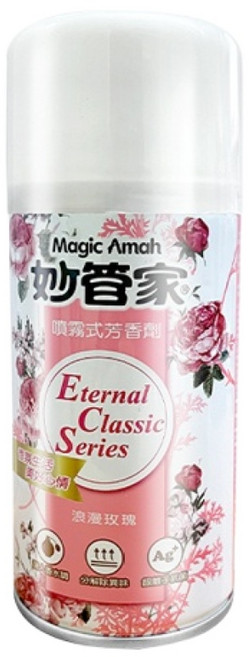 妙管家噴霧芳香機 智能自動噴香器, 300ml, 1瓶, 浪漫玫瑰