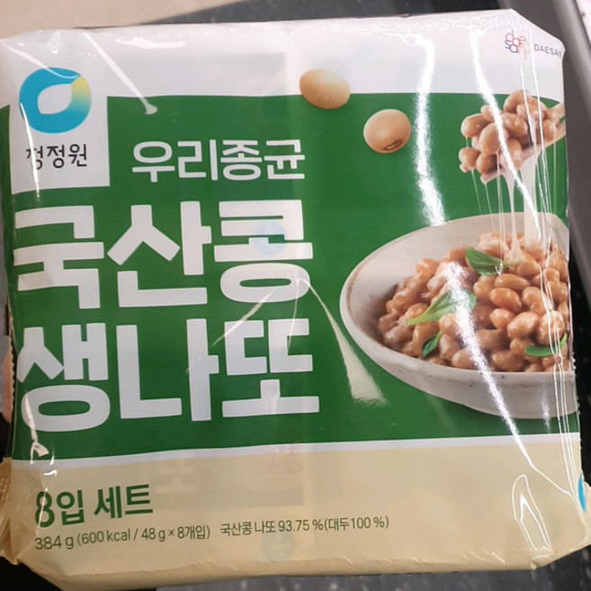 종가집 국산콩 생나또, 1개, 384g