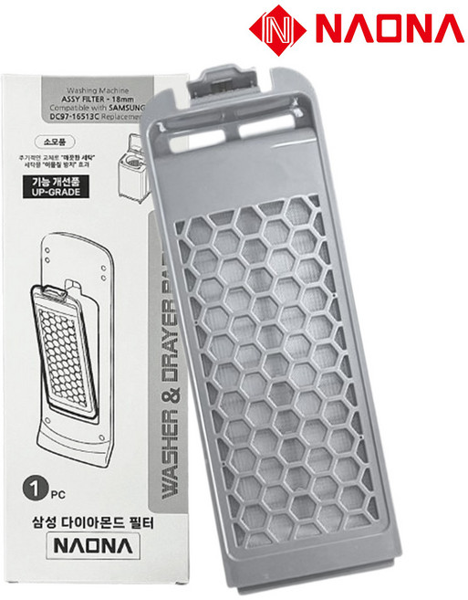 삼성다이아몬드필터 삼성세탁기 다이아몬드필터 WA15J6730KS, 1개