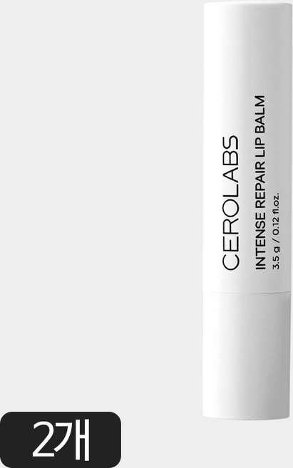 세로랩스 인텐스 리페어 립밤, 2개, 3.5g, 무향