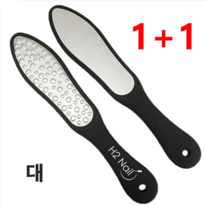 H2네일 1+1 세라믹 패디화일 메탈 패디파일 풋케어 발각질제거 교체가능, 대, 블랙 1+1, 1개, 2개입