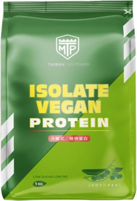 MY POWER 分離式植物蛋白 大豆豌豆混合 無糖低脂 1公斤, 1個, 美國香濃大豆分離式蛋白1公斤, 1kg