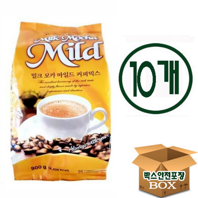 대호 밀크모카 마일드 자판기커피, 900g, 1개입, 10개