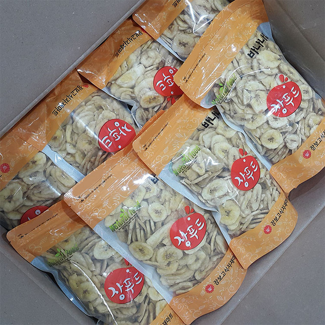 원하프박스바나나칩400gX20개장푸드, 400g, 단품