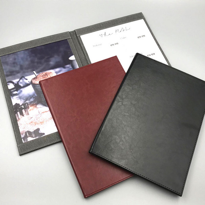 을지메뉴 베이직 끼움 카페 메뉴판 A4 1단 2단 다양한컬러 간편한메뉴판 메뉴판 제작 디자인 가죽메뉴판 감성 업소용 예쁜 클립보드 대체 파일메뉴판, 1개