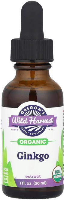 오레곤 와일드 하베스트 Oregon's Wild Harvest 유기농 은행나무 추출물 30ml1fl oz125684원산지:기타, 오레곤 와일드 하베스트 Oregon's Wild Har, 1개, 30ml - 쿠팡
