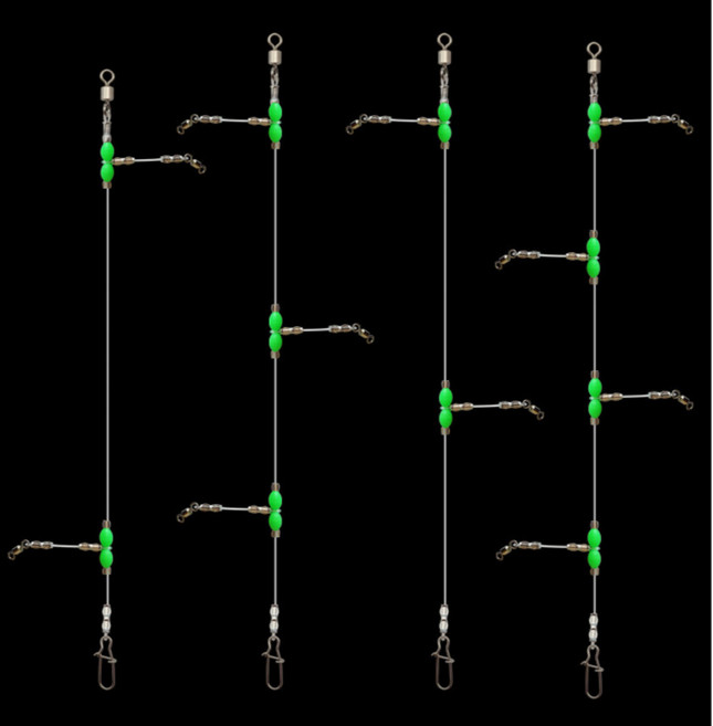 낚시 강력 와이어 카드채비 가지채비, 110cm, 1개, 110cm