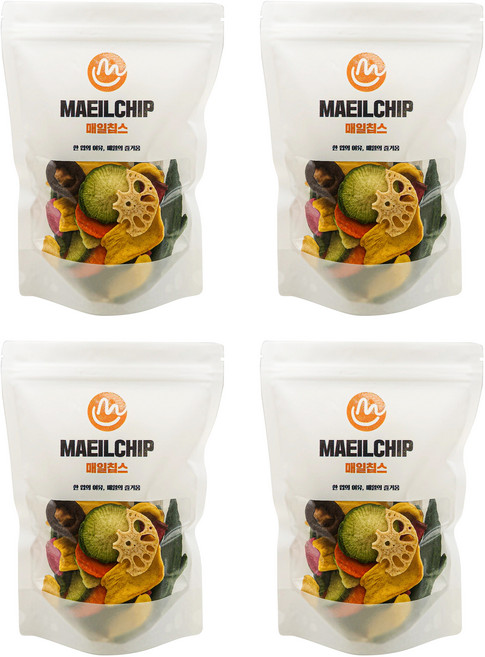 매일칩스 동결건조 9종 과일 야채 믹스칩 과자 90g+90g, 2세트, 180g