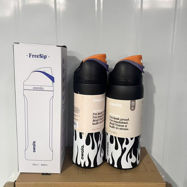 오왈라 Owala FreeSip 보온보냉병 (710ml/950ml), 950ml, 화이트-염