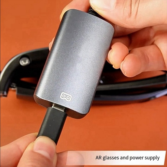 xreal nreal switch stemdeck Thunderbird Air Plus Huawei Vision AR Glass C 전력 변환 용 USB-C to C 컨버터, 우주 회색