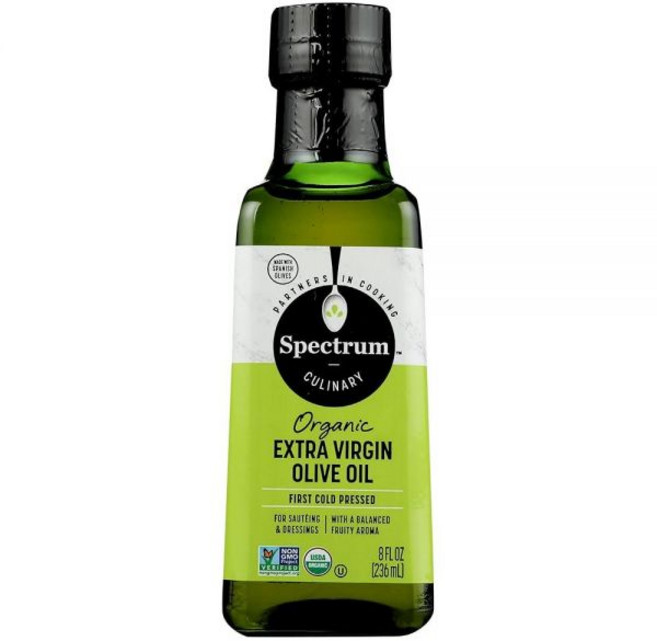 Spectrum Naturals 유기농 엑스트라 버진 올리브 오일 241g(8.5온스), 1개, 없음