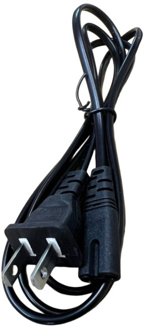 八字尾AC電源線 (2.5A/250V), 1個, 1.5m