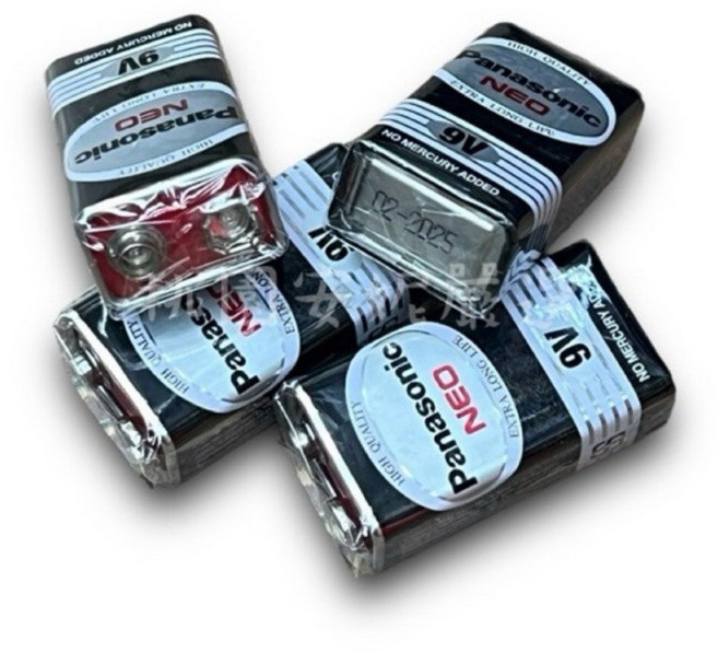 Panasonic 國際牌 9V 碳鋅電池, 1個