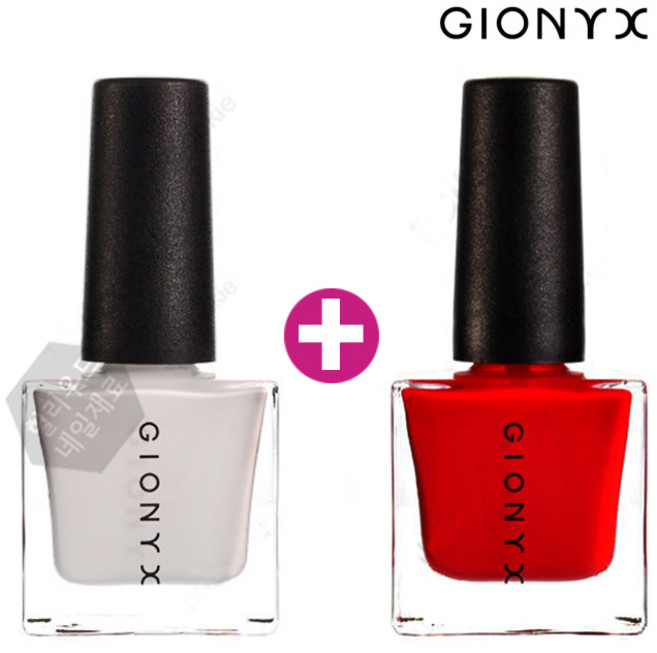 지오닉스 2종세트(화이트+레드) 국시용 폴리쉬(당일발송 평일 18:00), 1개