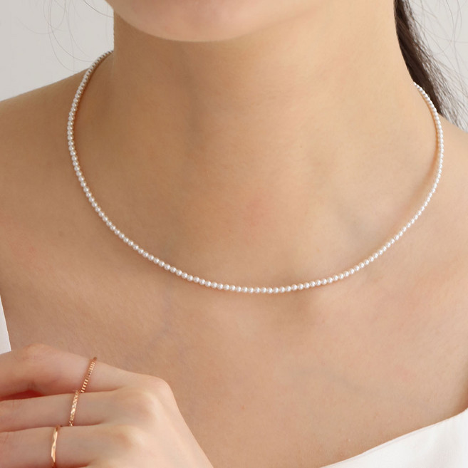 쥬릭스 2mm 4mm 5mm 6mm 8mm 10mm 오스트리아 스왈 진주목걸이