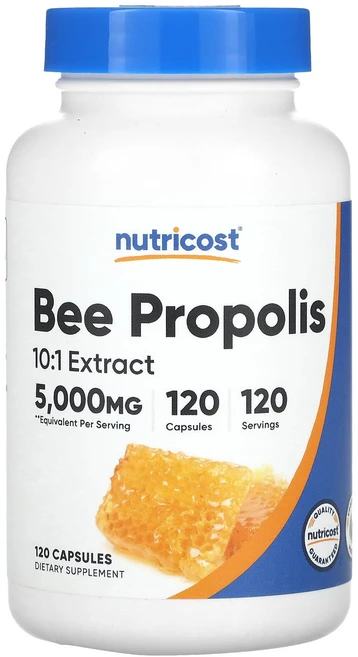 Nutricost 프로폴리스 5000mg 캡슐 120정, Nutricost프로폴리스5000mg캡슐120정, 1개 - 쿠팡