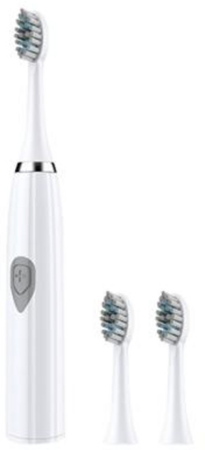 1PC 화이트/핑크 전동 칫솔 성인 모델 소프트 브리 세트 패밀리 슬 배터리, white