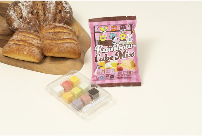 레인보우과일큐브치즈 9가지 다양한 맛 (9구 52g) 7팩, 52g, 7개