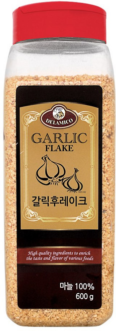 코스트코 델라미코 갈릭후레이크, 600g, 3개