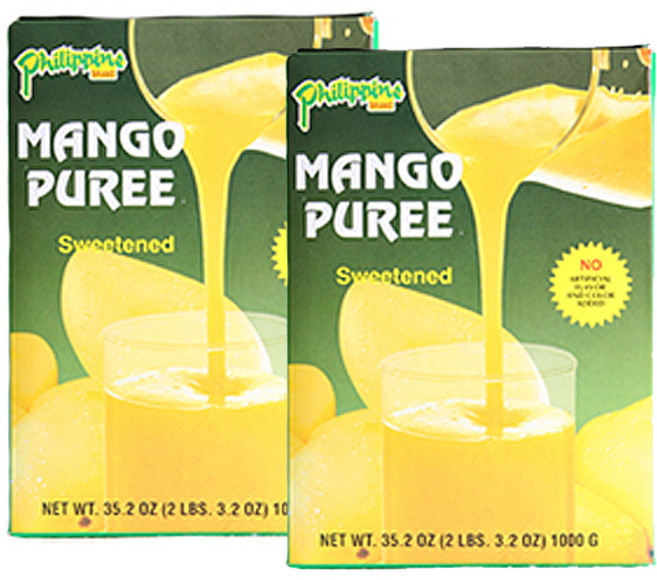 프로푸드 망고퓨레 망고원액 70%, 1kg, 2개