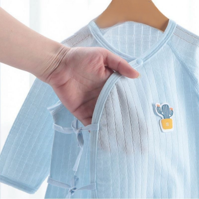 유어맘스 태열 땀띠 방지 얇은 배냇저고리 배냇우주복 아기옷