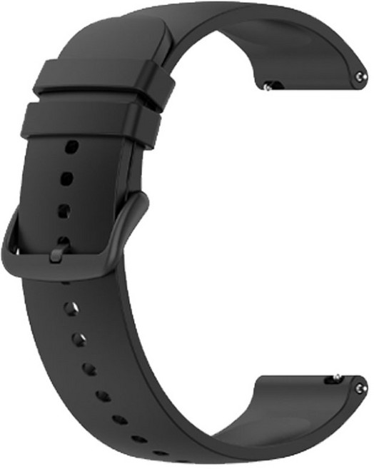 오네꼬네 샤오미 레드미 워치5 라이트 액티브 호환 스트랩 시계줄 기본 밴드 실리콘 버클 22mm, 1개, 블랙