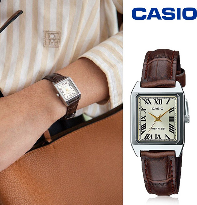 카시오 여자시계 18종 클래식 스퀘어 사각 LTP-V007L LTP-V007D 가죽시계 메탈시계 지코스모