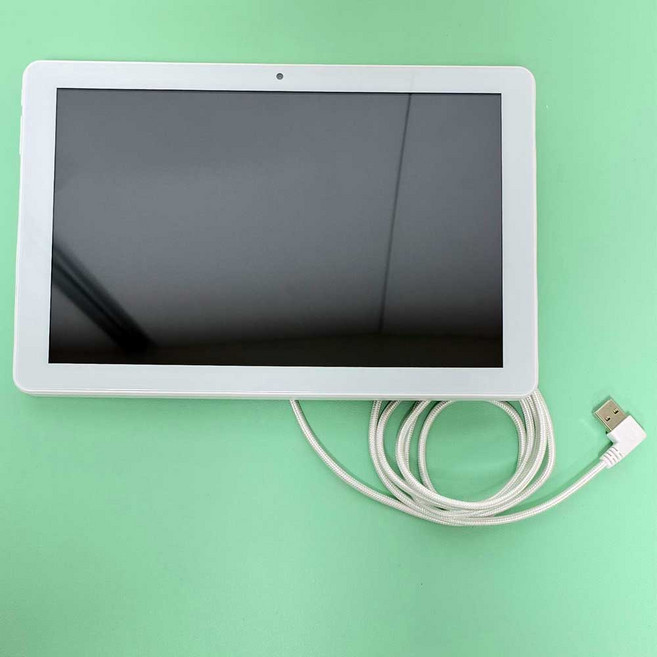 10.1인치 산업용 무배터리 태블릿 흰색