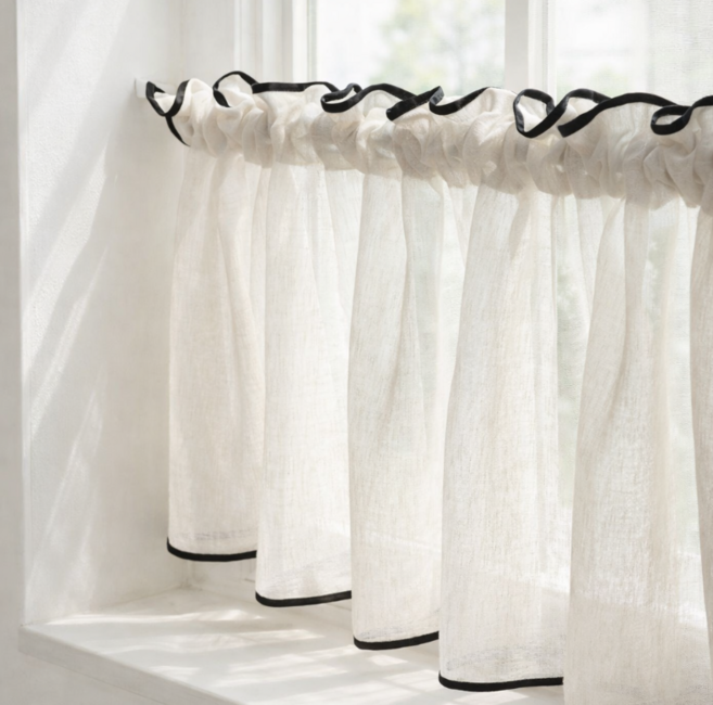 굿즈팡팡 햇살 주방 창문 카페 공방 포인트 바란스커튼